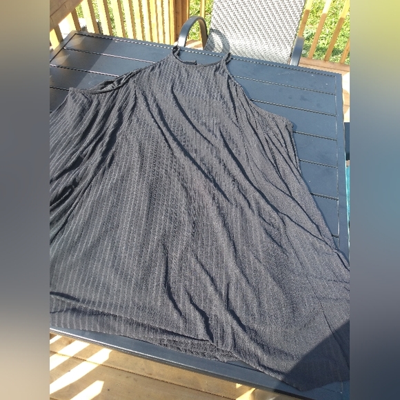 Torrid Spaghetti Strapped, Ribbed, High Neck Trapeze Dress, Size 6, Full… - Picture 3 of 9